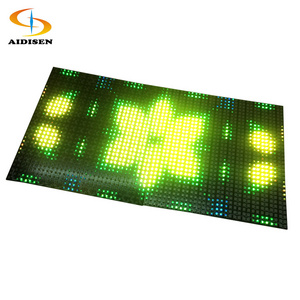 New arrival Addressable 16*8cm sk6812 1515 smd rgb P10 flexible led pixel panel