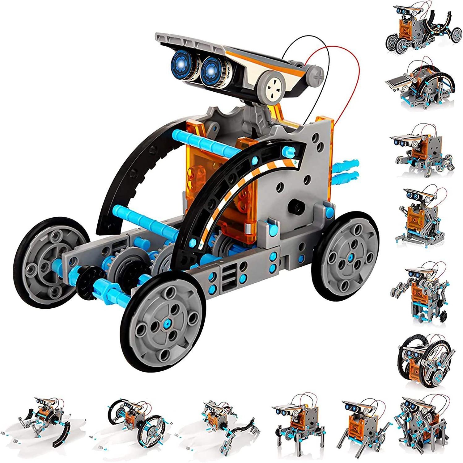 2023 Projects 12-In-1 Solar Robot Toys Diy Building Science Experiment Kit For Kids Assembling Education Powered Toy