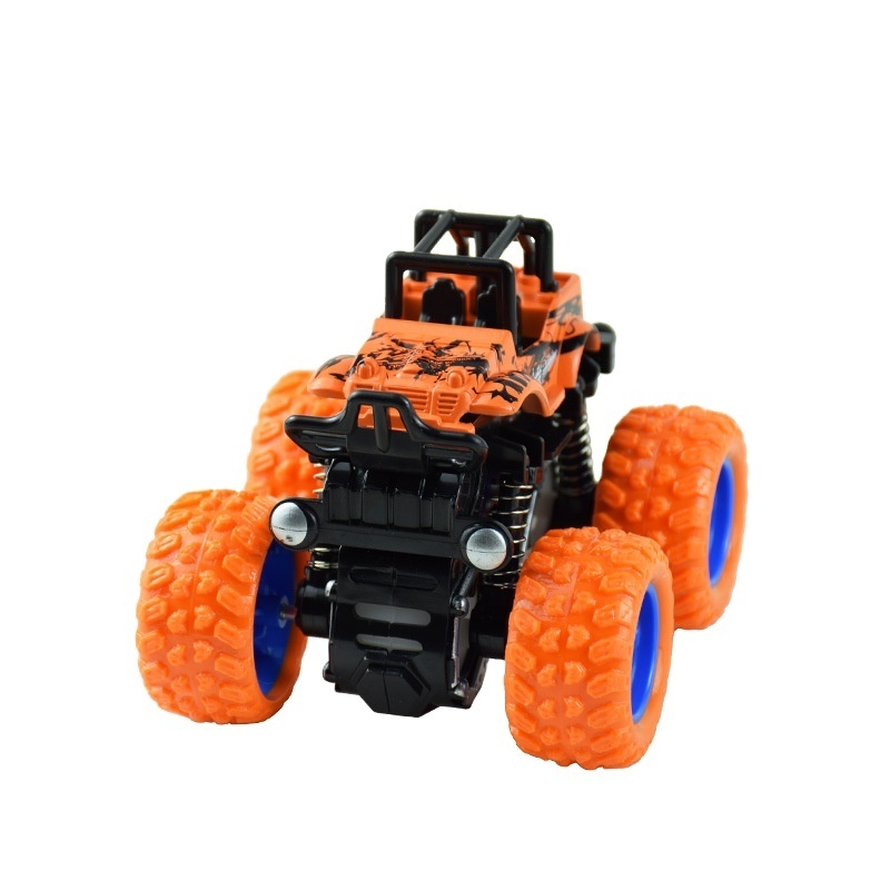 Kids Four-wheel Drive 360 Rotating Flip Inertia Suv Friction Power off Road Die-casting Vehicles Monster Truck Stunt Cars Toys