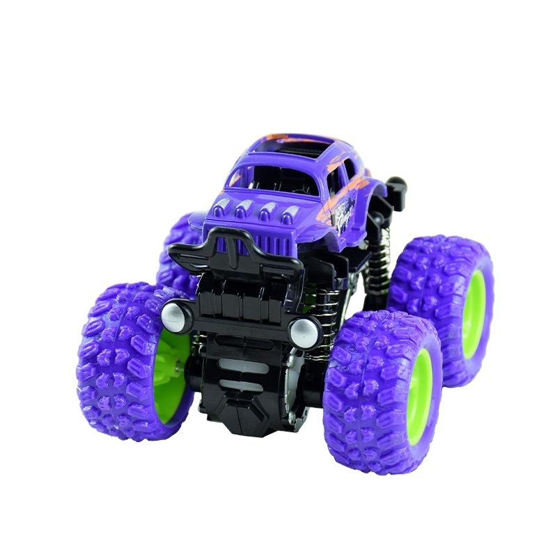 Kids Four-wheel Drive 360 Rotating Flip Inertia Suv Friction Power off Road Die-casting Vehicles Monster Truck Stunt Cars Toys