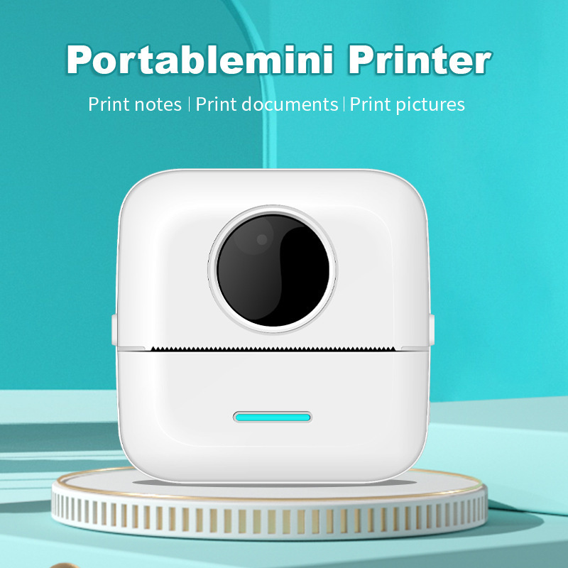 Mini Portable X5 Instant 57mm Sticker Printing Machine Sticker Label Wireless Bluetooth Pocket Thermal Printer For Android IOS