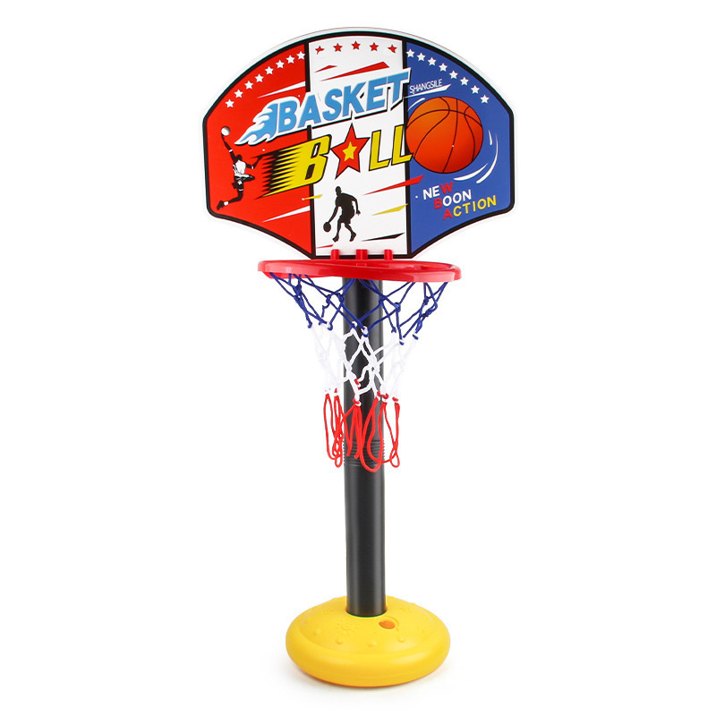 Wholesale Children Home Portable Adjustable Mini Basketball Hoop and Stand Play Game Toys Indoor for Kids 2022