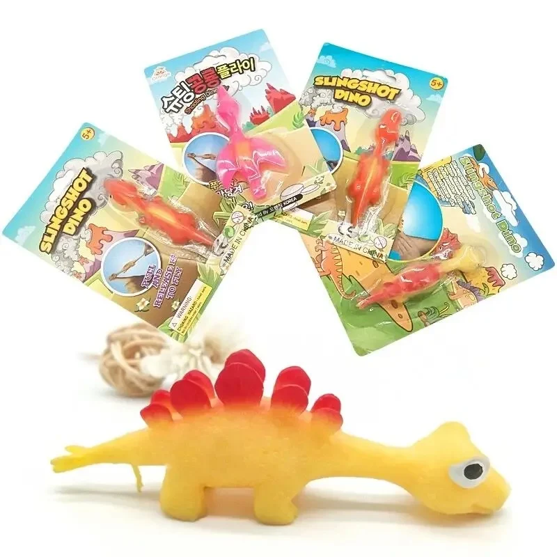 2023 New Tpr Slingshot Dinosaur Finger Toys Stretchy Catapult Toys As Fun As Slingshot Chicken Finger Stress Relief Little Toy