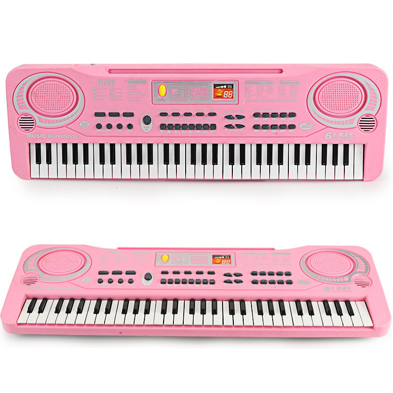 Multi-function Children Learning Music Toy 61 Keys Piano Keyboard Instrument Microphone Electronic Organ Musical Instrument