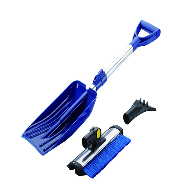 Extendable Snow Remover Kit Snow Shovel Ice Scraper Snow Brush Squeegee Detachable Winter Cleaner Car Care Products Kit