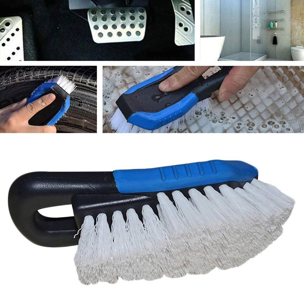 Car cleaning tools Easy Reach Rim Tire Cleaner Multipurpose use Car Detailing Wheel Brush Carpet Heavy Duty Scrub Brush