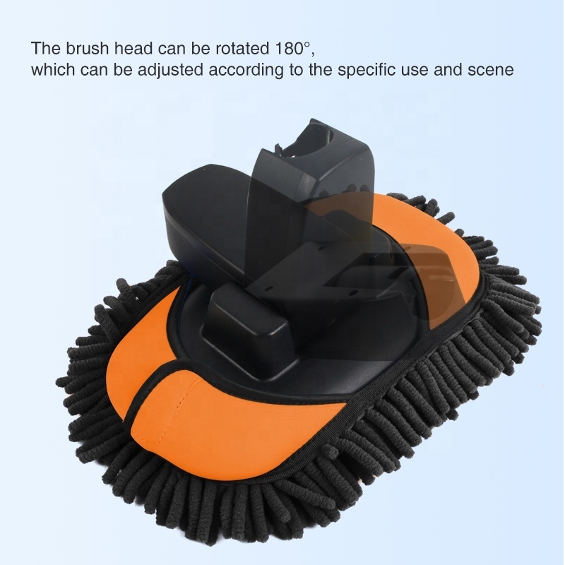 car wash tool wheel washing tyre brush wheel and tire cleaner portable cleaning car brush Chenille Microfiber Car Wash Mop Mitt