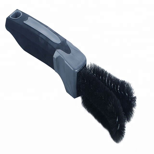 auto rim sweeper cleaning brush water powered tire wheel wire cleaner detailing brush for car