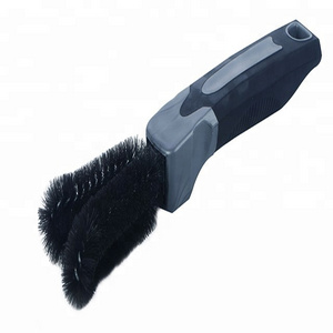 auto rim sweeper cleaning brush water powered tire wheel wire cleaner detailing brush for car