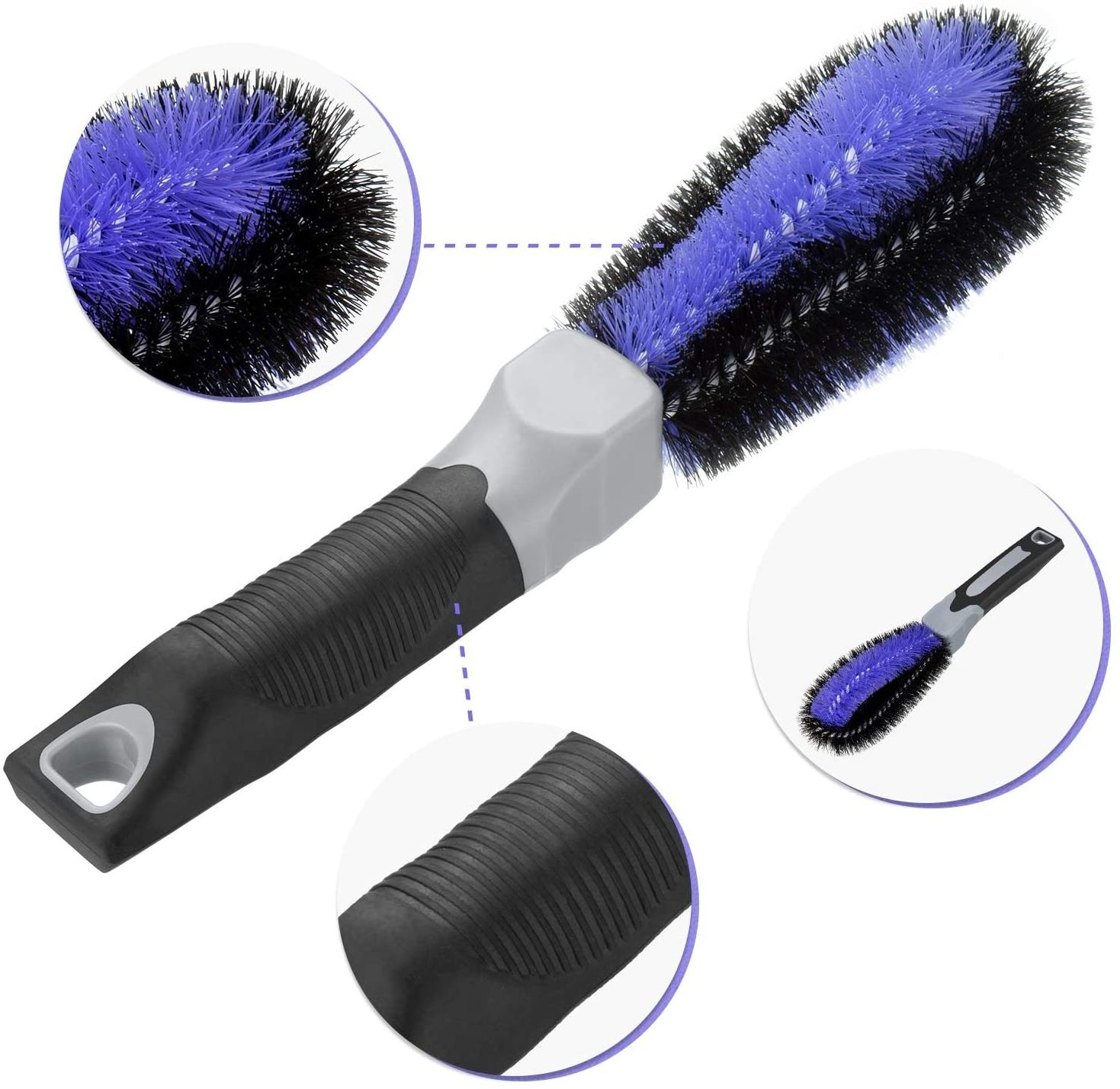 hot sell car cleaning tool washing detailing brush multipurpose use Easy Reach Rim Tire Cleaner car wheel brush