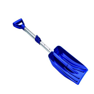 Metal handle pole plastic spade Heavy Duty extendable Snow Shovel