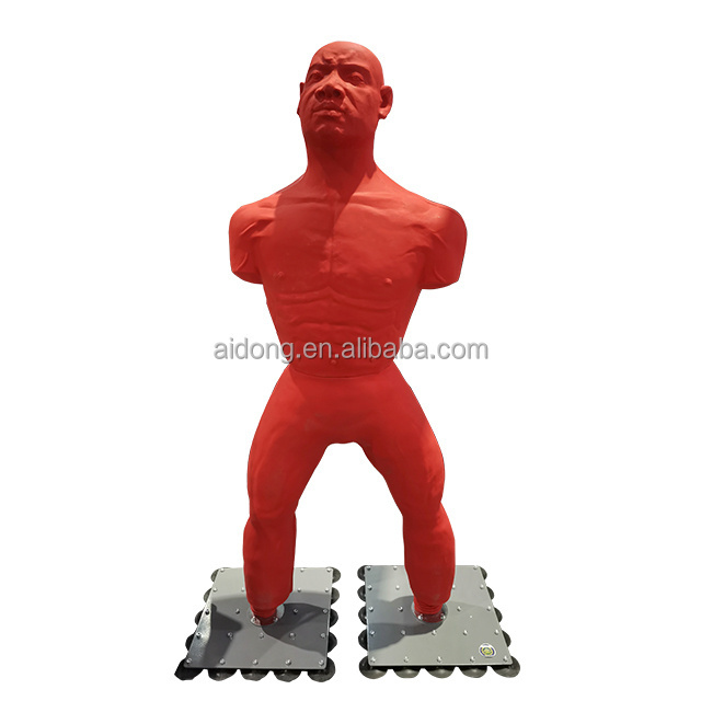 Aidong The factory produces high quality professional standing silicone dummy MMA boxing judo training props