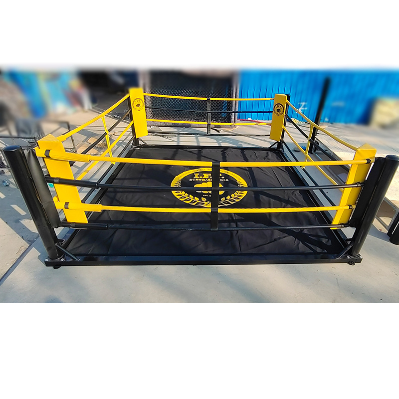 AIDONG factory price portable outdoor boxing ring IBF muay thai boxing equipment size floor ring