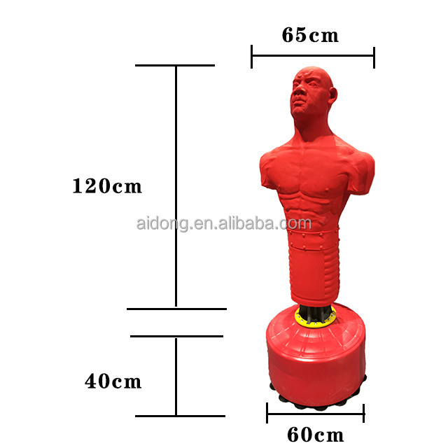 Aidong The factory produces high quality professional standing silicone dummy MMA boxing judo training props