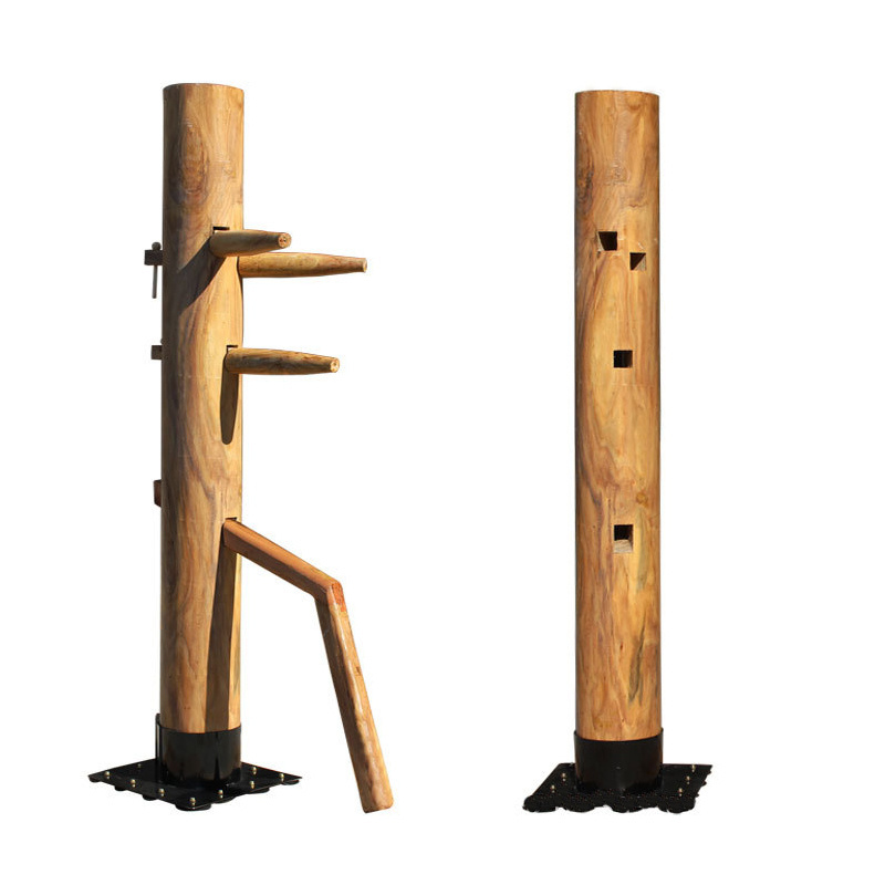 AIDONG Low price  Martial arts equipment free standing kung fu wing chun wooden dummy training