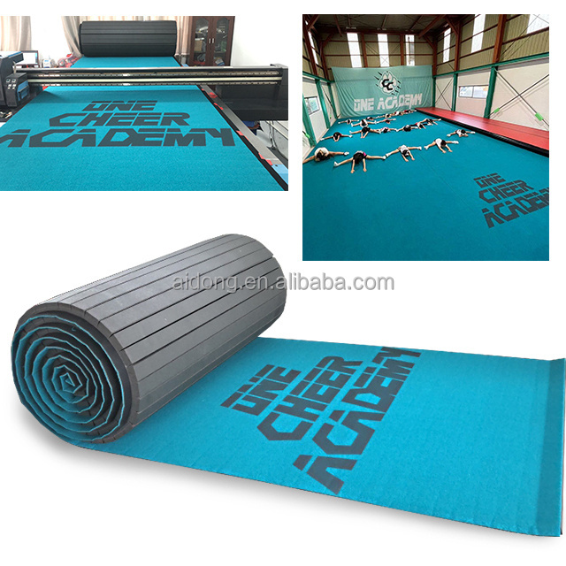 AIDONG cheerleading floors gymnastics mat roll rhythmic gymnastics equipment gym gymnastics for sale