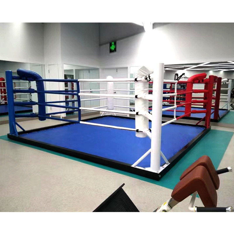 AIDONG small boxing training corde ring boxe elevated wrestling ring used boxing ring for sale