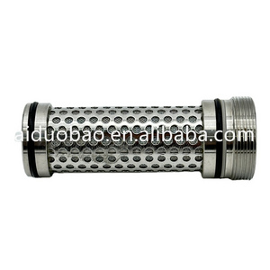 Sintered Mesh Porous Metal Stainless Steel Filter Cartridges For Filtration Systems Hydraulic Oil Filter Cartridge