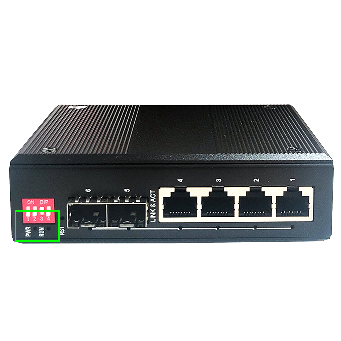 Ethernet Switch Managed Industrial Fiber Optic Switch 6 Port Full Gigabit VLAN SFP Ethernet Network Switch