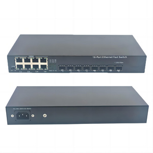 Ethernet Switch 16 Port Fiber Optic Switch Gigabit Switch For IP Camera Fiber Optic Transceiver For Enterprise Industrial