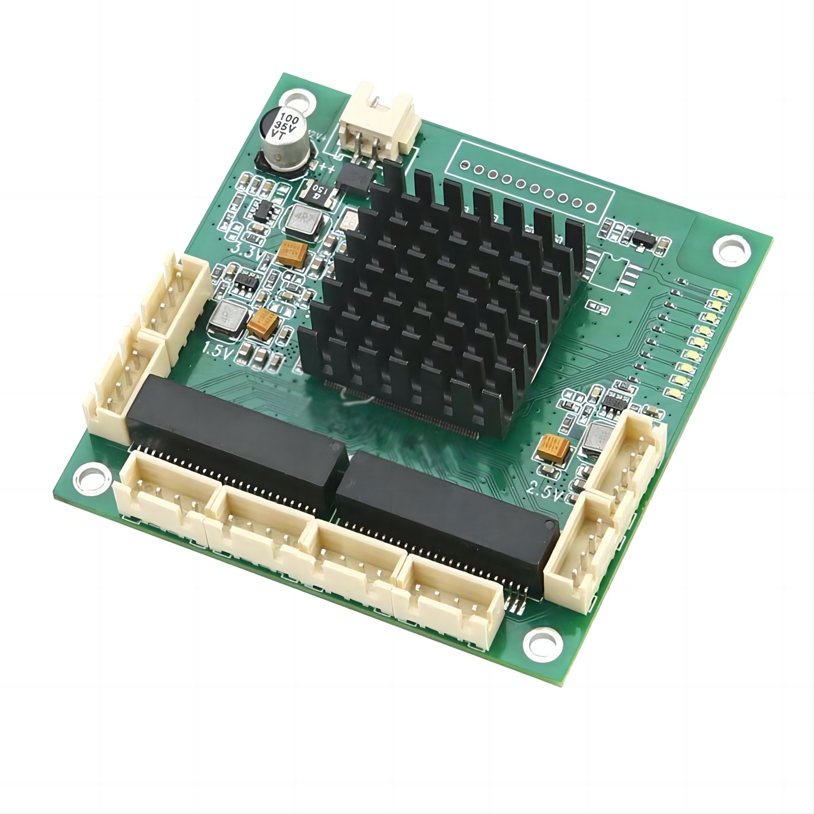 Industrial Ethernet Switch PCB 100Mbps 8 Port Ethernet Switch Module/Board For Work Network Game