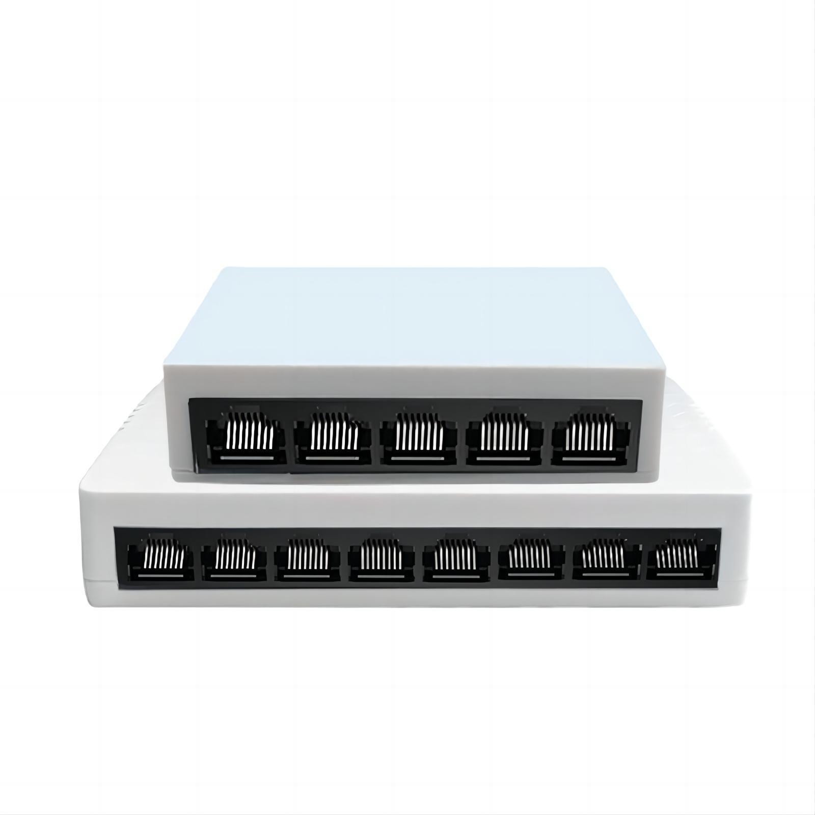 Ethernet Switch 100Mbps/Gigabit 5/8 port Network gigabit switch hub desktop for home gaming plastic/iron case