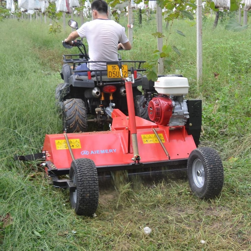 ATV forestry flail mulcher with honda motor