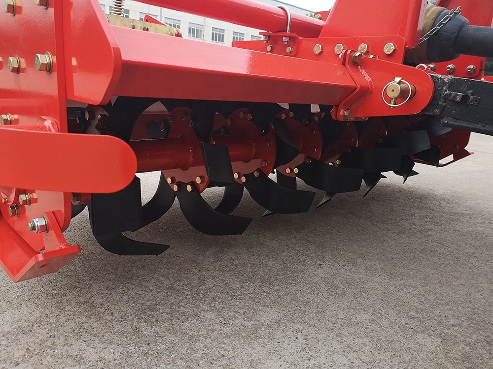 Heavy duty tractor PTO driven LGM180 rotary tiller with flanges and blades for sale