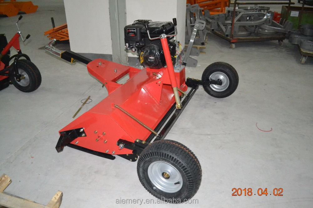 Factory cheap atv towable flail mower with honda motor