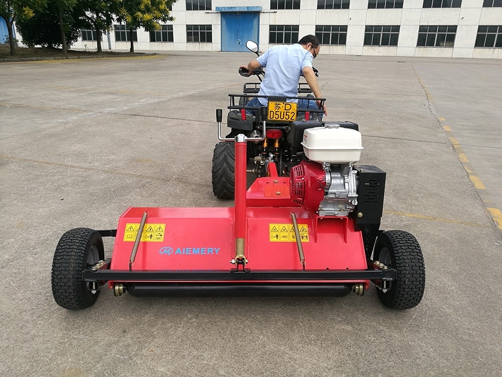 ATV forestry flail mulcher with honda motor