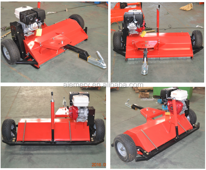 High performance ATV front mounted flail mower