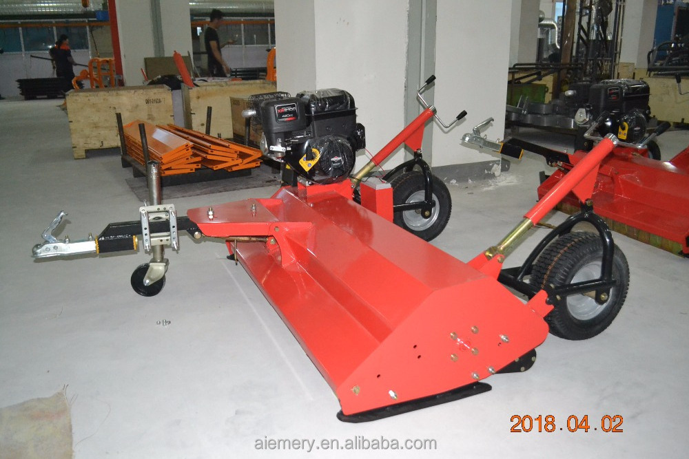 Factory cheap atv towable flail mower with honda motor