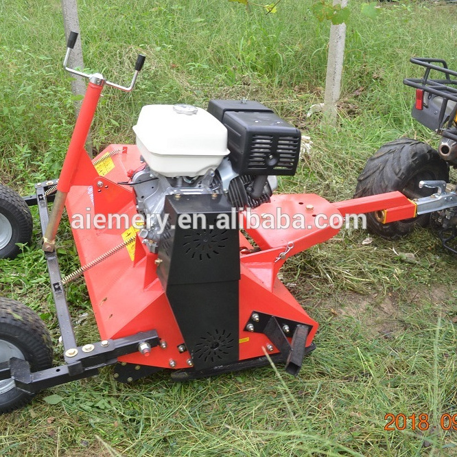 High performance ATV front mounted flail mower