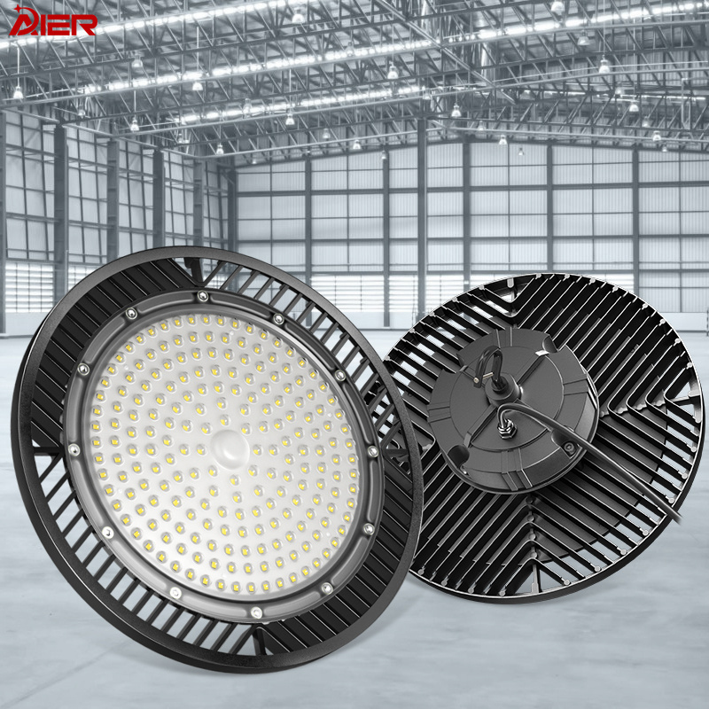 Commercial Industrial Lighting 100W 150W 200W IP65 Round UFO Led High Bay Light Warehouse Workshop Highbay Lamp