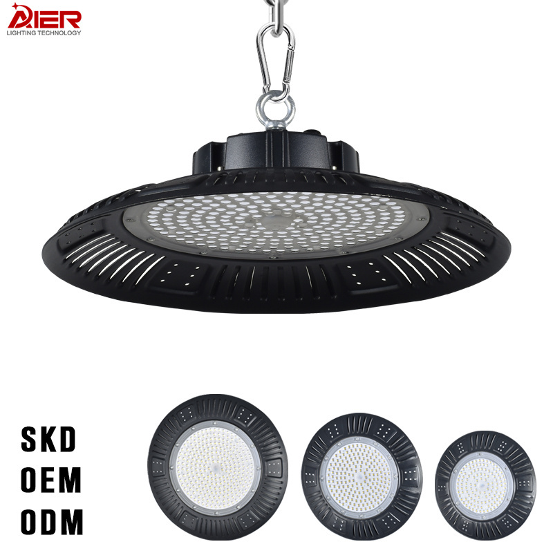 Competitive Price 100W 150W 200W Industrial Lighting Lamp Canopy Light UFO LED High Bay Light Garage For Factory Gymnasium