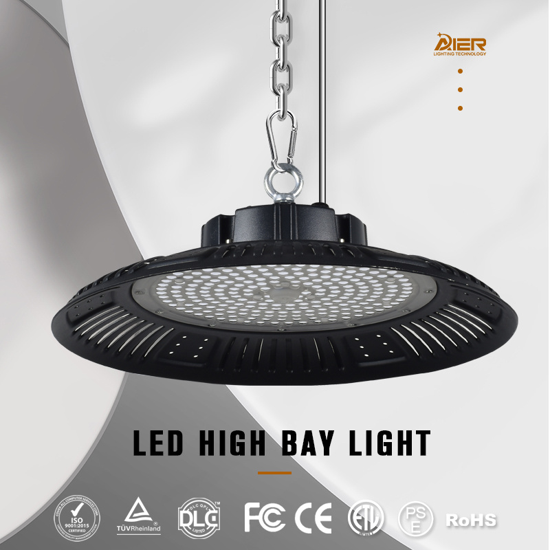 Competitive Price 100W 150W 200W Industrial Lighting Lamp Canopy Light UFO LED High Bay Light Garage For Factory Gymnasium