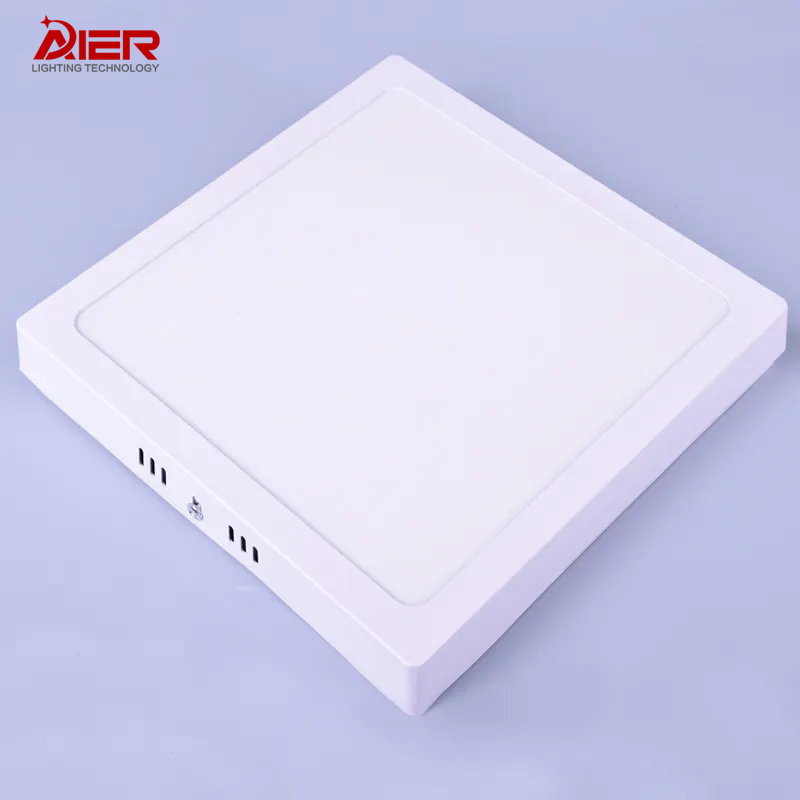 Factory direct Indoor Lighting 6w 12w 18w 24w Ceiling Lamp Surface Mounted Square Led Panel Lights