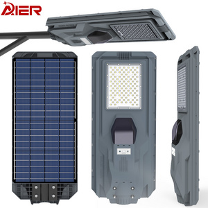 2024 New Outdoor Lighting Large Capacity Lithium Battery Ip65 Project All In One Integrated Solar Lamp Led Solar Lights