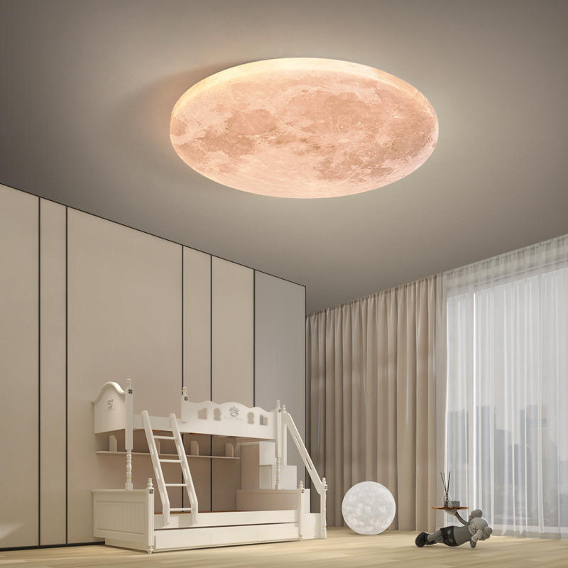 Modern Simple 18w 24w 36w 48w Moon Ceiling Lamp For Bedroom Entrance Study Aisle Children's