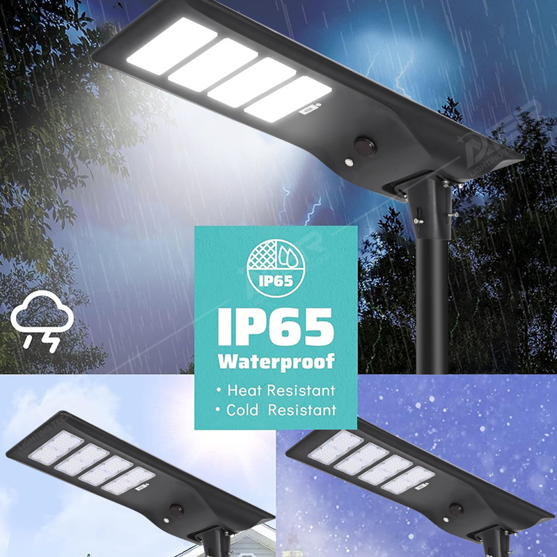 Outdoor Project Solar Lighting Solution Waterproof IP66 5-Year Warrant 200W-300W 500W All-In-One LED Solar Street Light