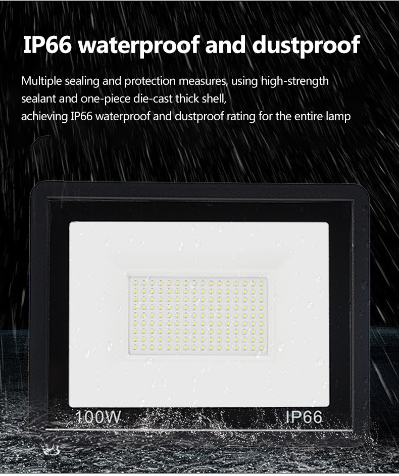 AIER Outdoor Led Flood Lights Waterproof Ip65 30w 50w 100w 150w 200Watts Floodlight Led Lamp