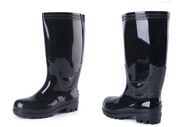 industrial work boots safety footwear men shoes PVC rain boots gum boots waterproof factory