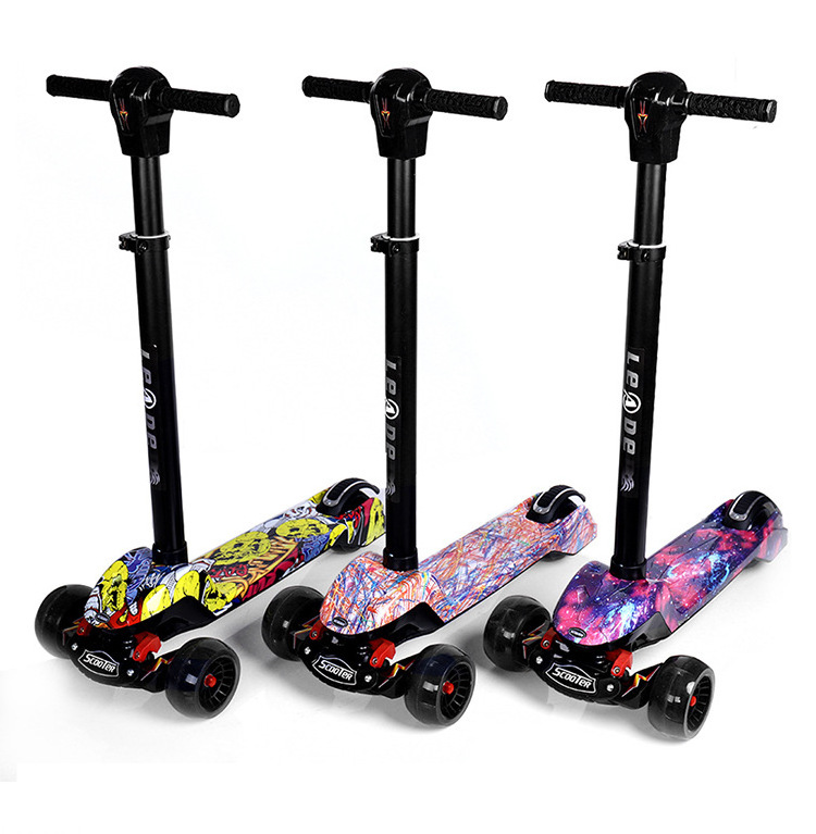 Buy Skate Ride On Battery Toy Girl Toddler Boy Baby Child Children Three 3 Wheel Sale Kick Kids Electric Scooter for Kids