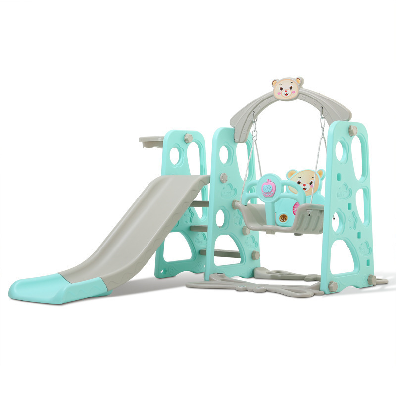 Baby Indoor child Slide Plastic Slide And Swing For Kids Playground