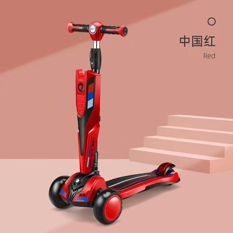 new cheap 6v battery operated girl Children Scooter Three 3 Wheel Sale Kick Kids Electric Scooter for Kids