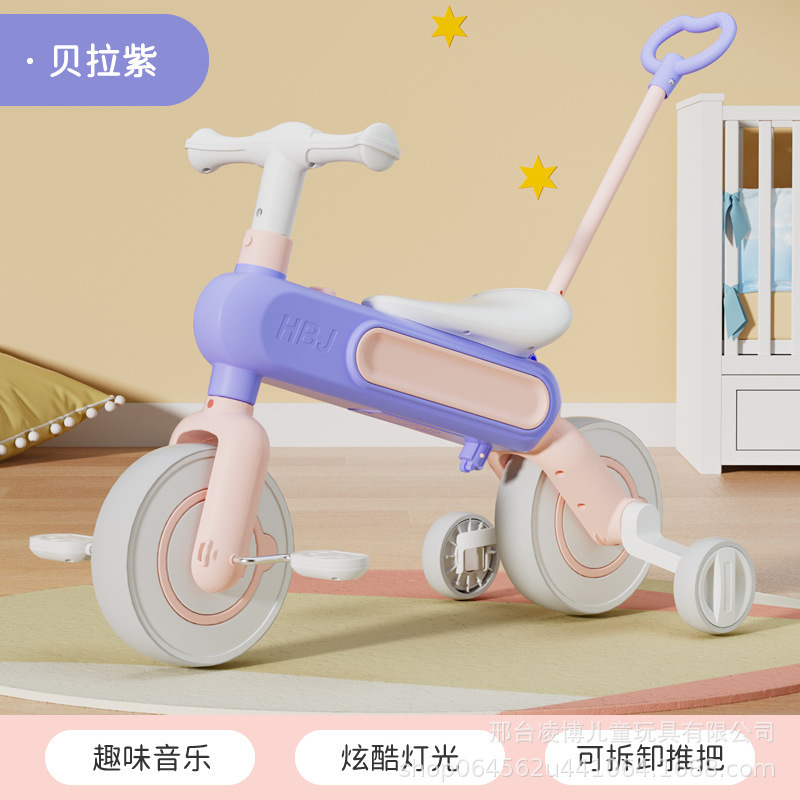 2023  wheeler mini baby pink trike / girls kids push tricycle wholesale / tricycle 2-6 years old