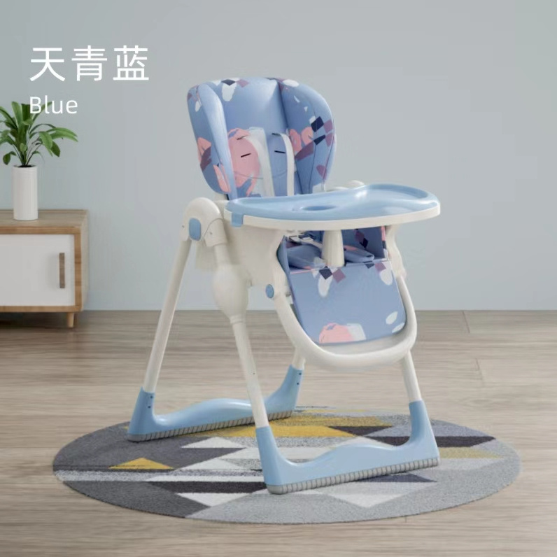 Adjustable Restaurant Baby Dinning Chair Feeding Folding Plastic Baby High Chair