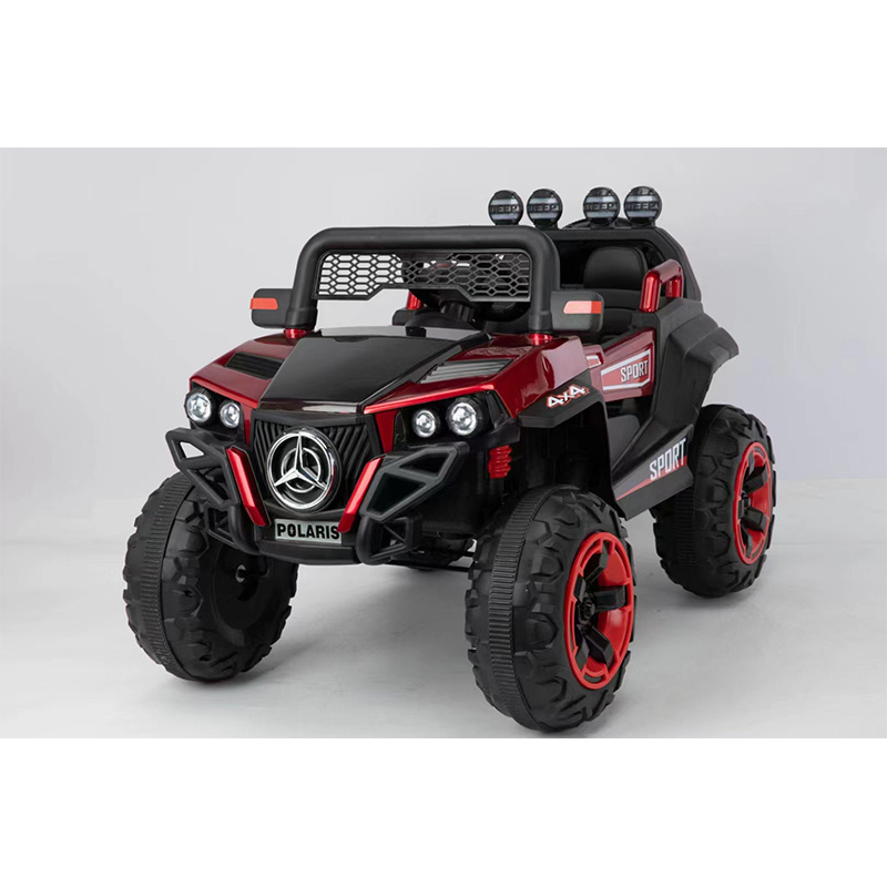 Electric Kids Cars with Remote Control 12v Ride-on Baby Car 2-13 Years Old Four Wheels Pedal Power Light Features Double Seat