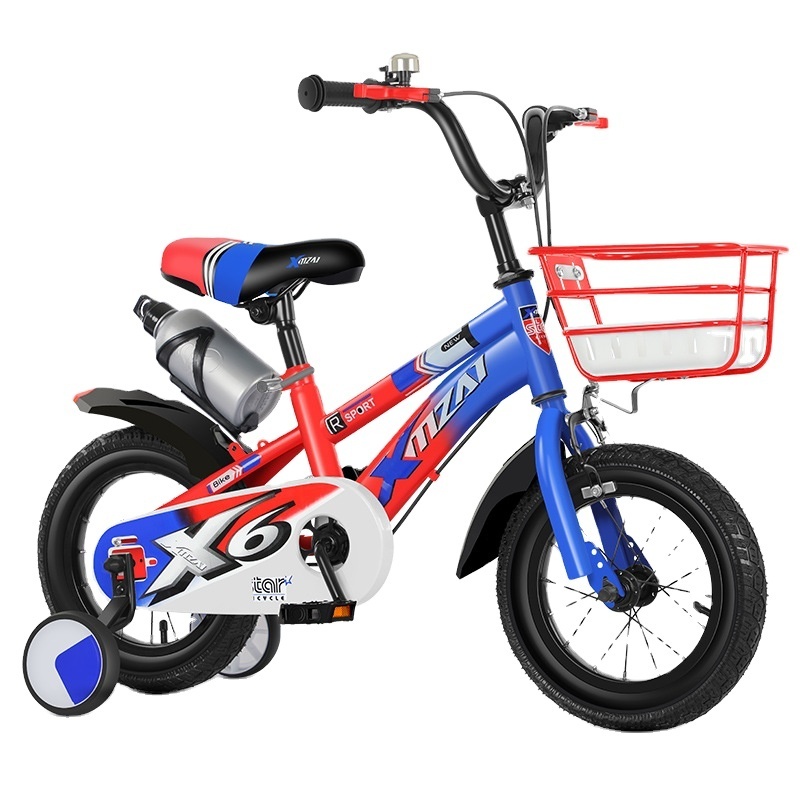 2023 new 12 inch mini bikes for kids outdoor sports cycle with training wheels kids 4 wheel bike