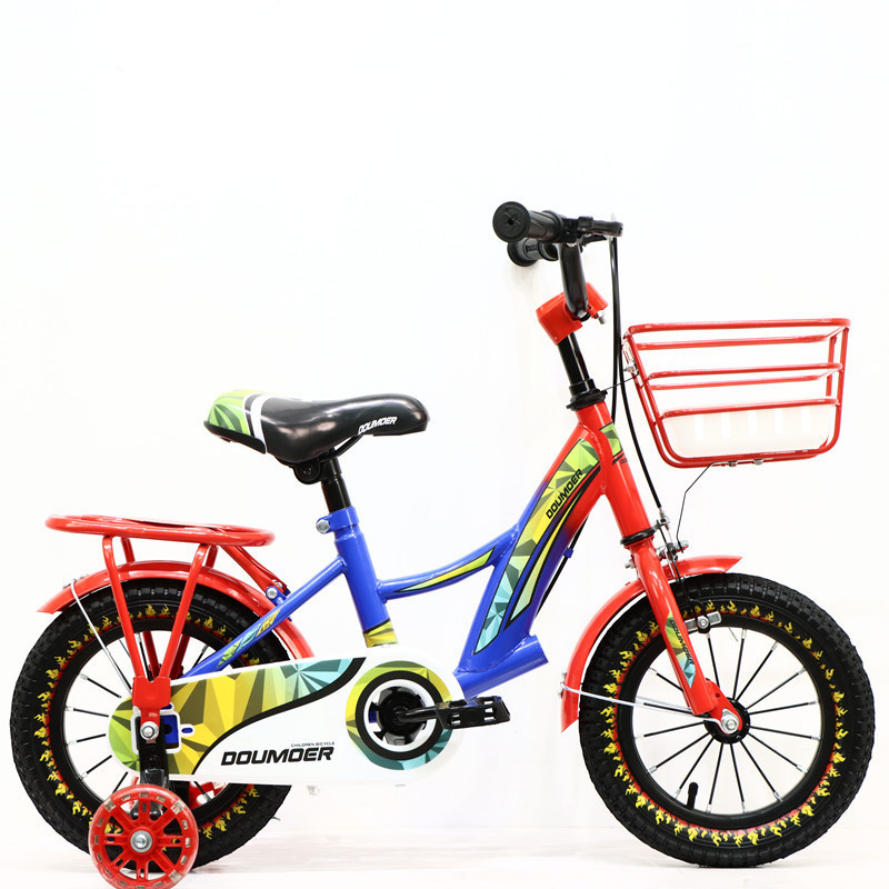 12. 14. 16 inch kids bike with flash training wheel and basket children's bicycle cheap price bike for ride